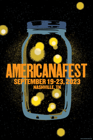 2023 AMERICANAFEST Firefly Jar Art Print Poster