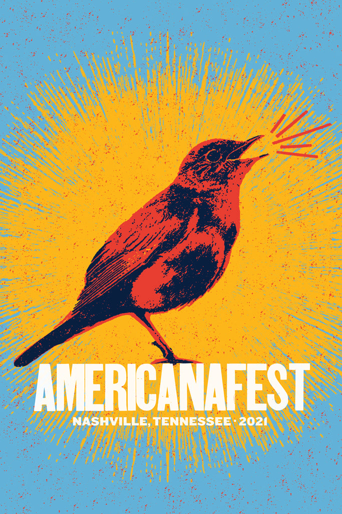 2021 AMERICANAFEST Bird Art Print Poster