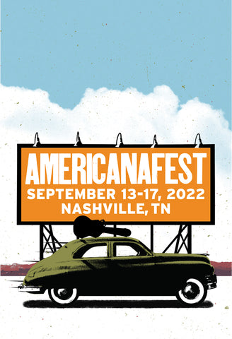 2022 AMERICANAFEST Car Art Print Poster