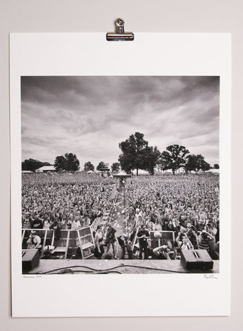 Ben Folds’ View from Bonnaroo - Signed + Photographed by Ben Folds